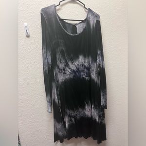 Long sleeve dress with pockets